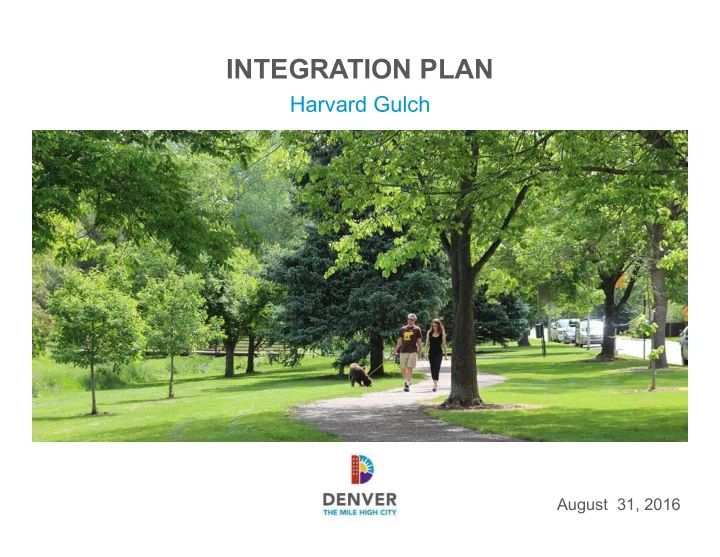 integration plan