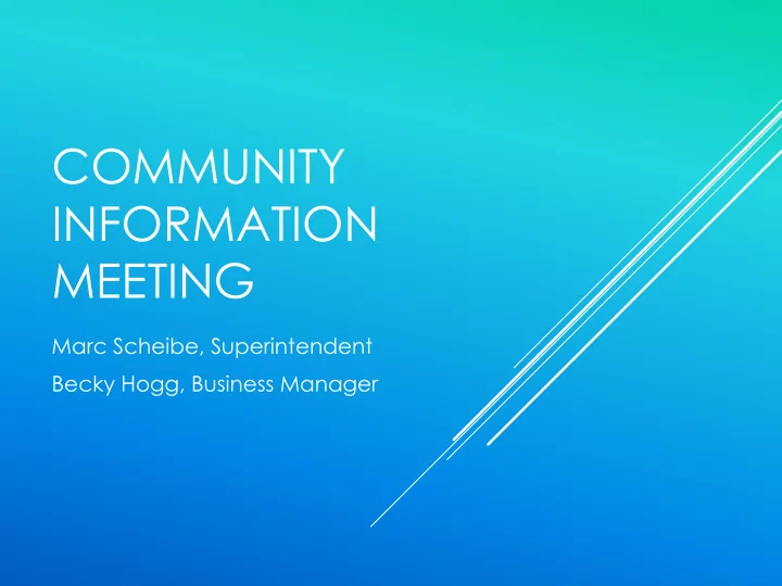 community