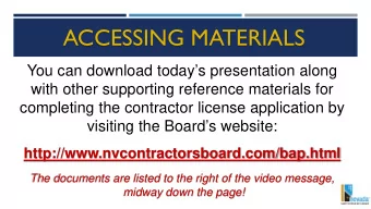 ACCESSING MATERIALS  You can download todays presentation along  with other supporting reference