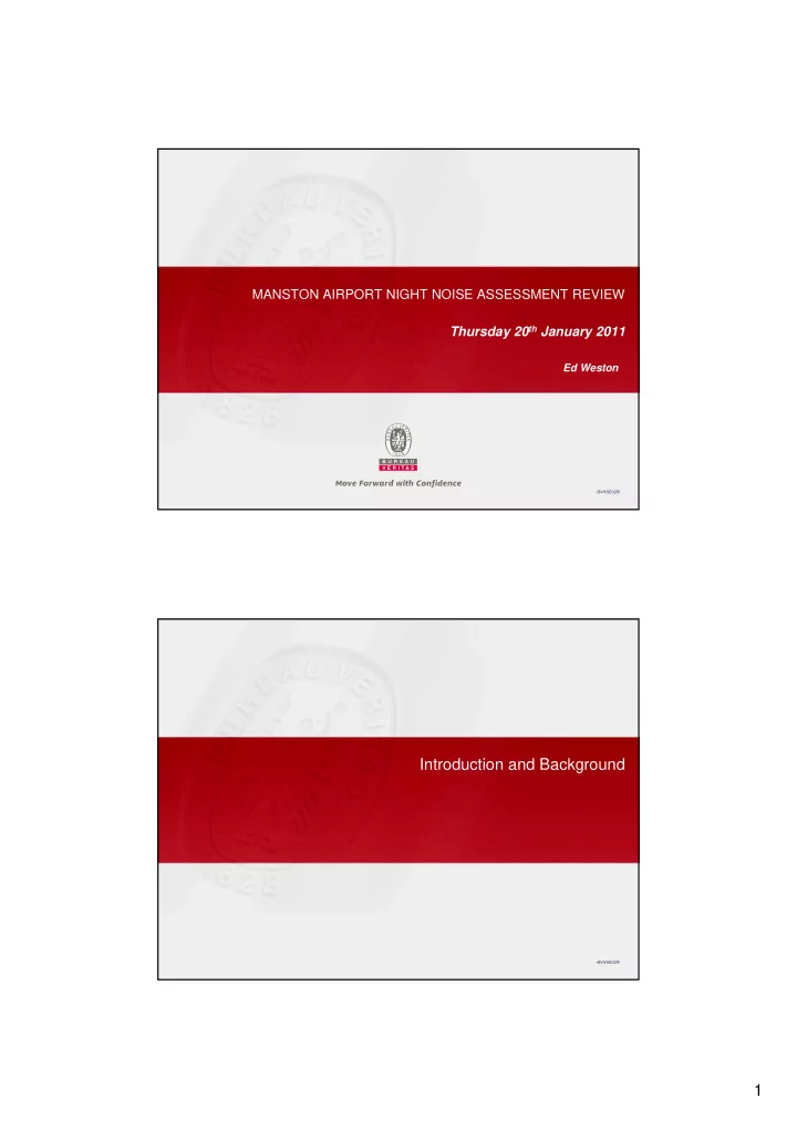 introduction and background