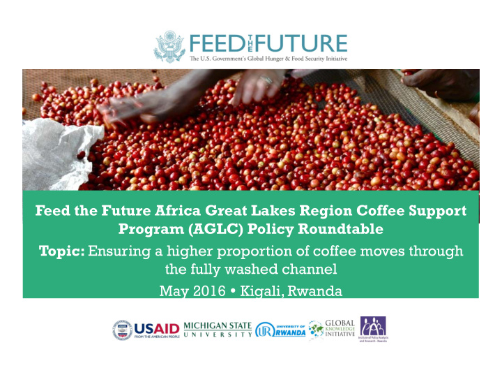 feed the future africa great lakes region coffee support