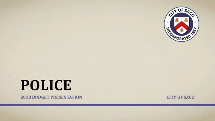 police