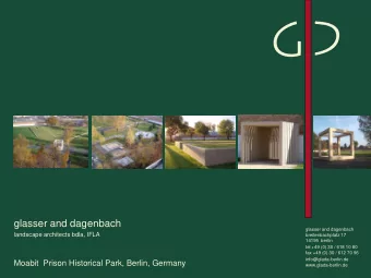 glasser and dagenbach  glasser and dagenbach  landscape architects bdla, IFLA  breitenbachplatz 17