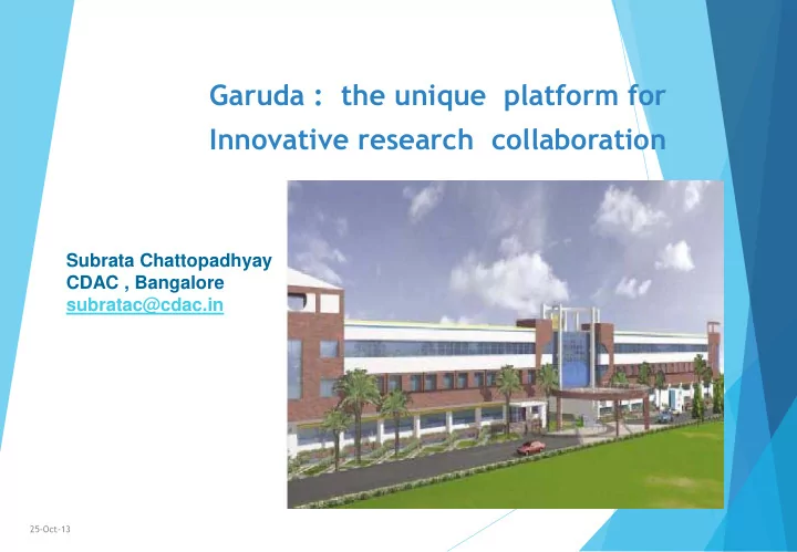 subrata chattopadhyay cdac bangalore subratac cdac in 25