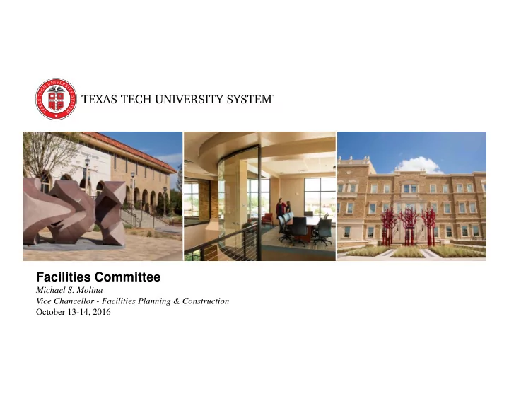 facilities committee