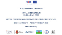 wp3 frontal training roma integration bulgarian case