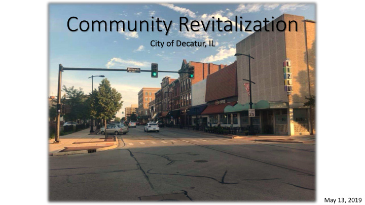 community revitalization