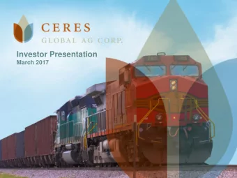 Investor Presentation  March 2017  FORWARD-LOOKING STATEMENTS  This presentation contains