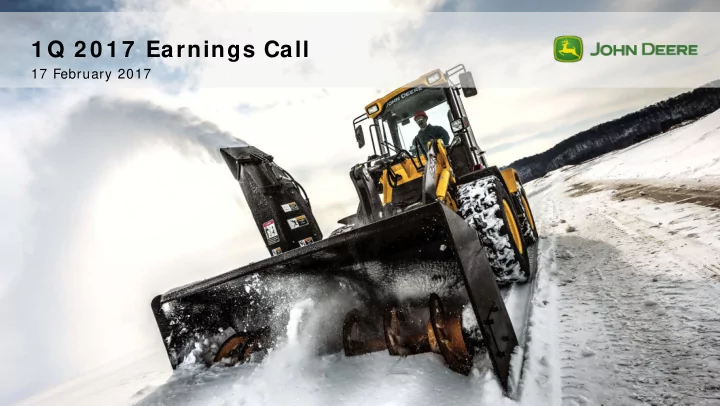 1 q 2 0 1 7 earnings call