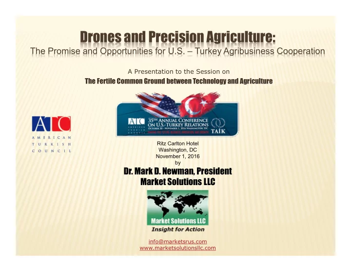 drones and precision agriculture