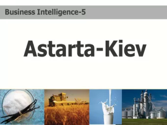 Contents  1. Recommendation 2. Astartas snapshot  3. Competitive advantages  4. Deficit in Sugar