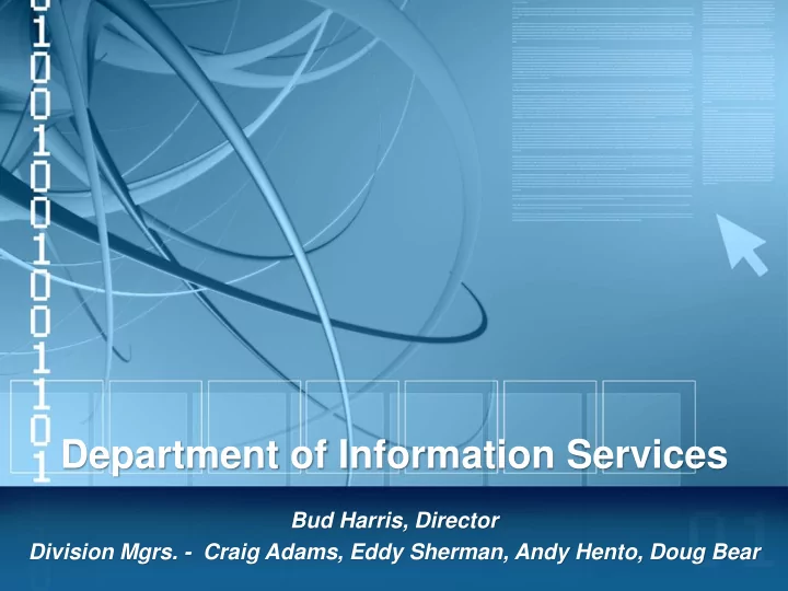 department of information services