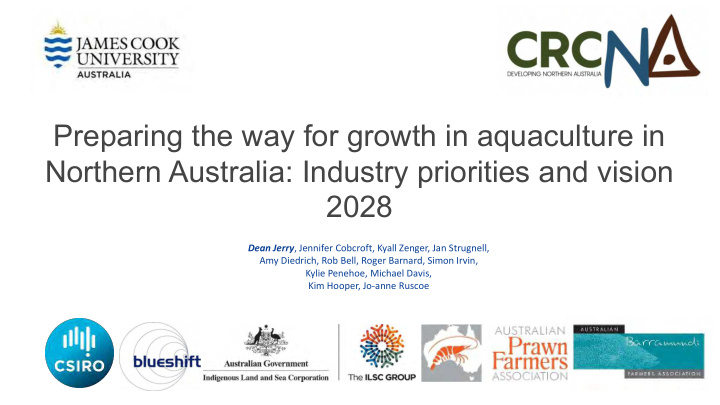preparing the way for growth in aquaculture in northern