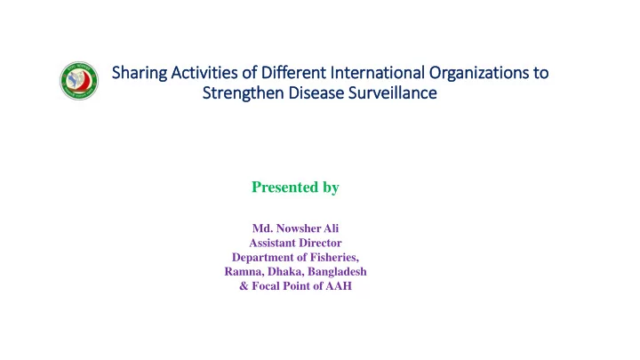sh sharin ing activ tivit itie ies of f dif ifferent in