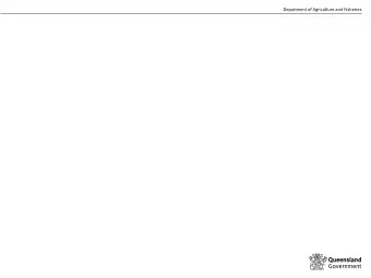 Queensland  Fisheries Queensland  Department of Agriculture and Fisheries  QCA Final Report on