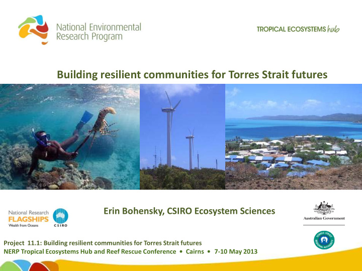 erin bohensky csiro ecosystem sciences project 11 1