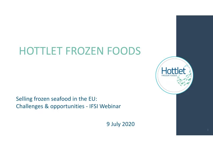 hottlet frozen foods