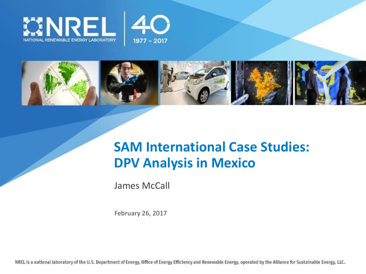 sam international case studies dpv analysis in mexico