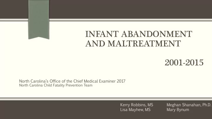 infant abandonment