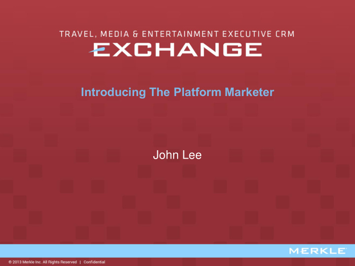 introducing the platform marketer