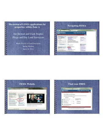 Jon Stewart and Clark Staples  Plisga and Day Land Surveyors  Maine Society of Land Surveyors