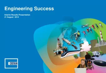 Engineering Success  Interim Results Presentation  21 August  2014  Engineering Success  HIGHWAYS