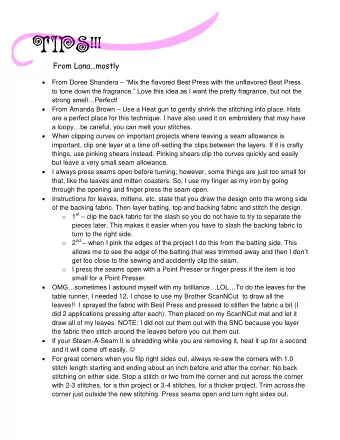 TIPS!!! From Lana  mostly  From Doree Shandera  Mix the flavored Best Press with the