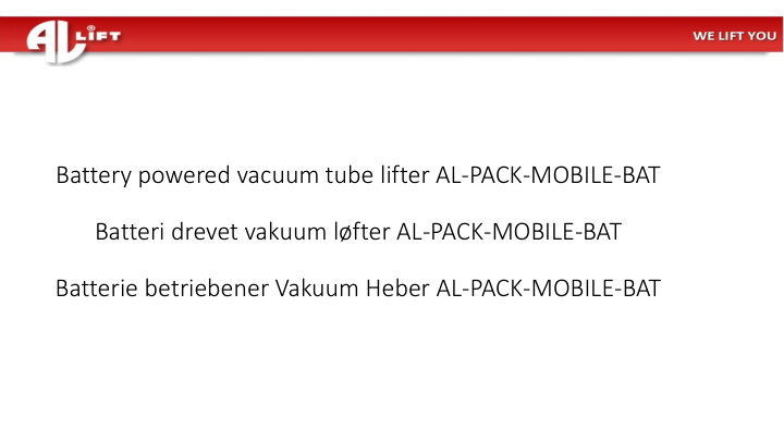 batteri drevet vakuum l fter al pack mobile bat