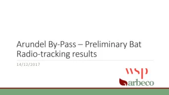 Bat surveys undertaken in 2017  1.  Roost Assessment Surveys  2.  Activity transects  3.  Crossing