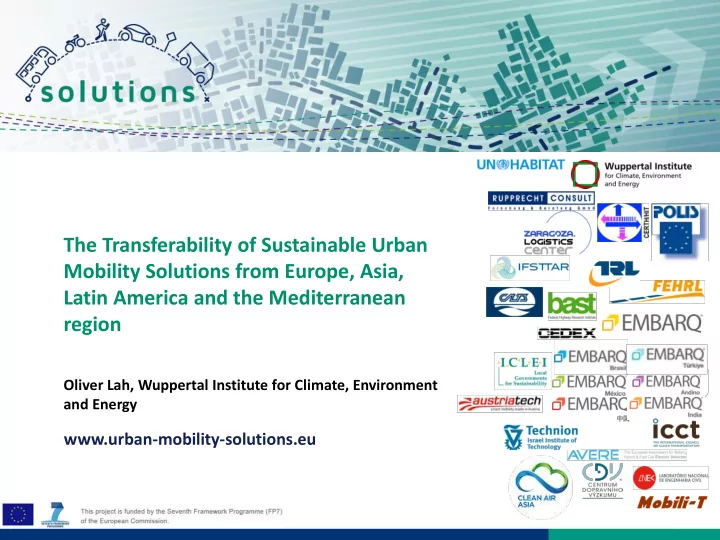 mobility solutions from europe asia