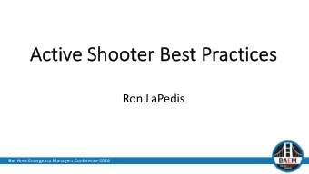 Act  Active S  Shoot  ooter Be  Best P  Pract  ctice  ces  With Special G  Wit  h Special Gues