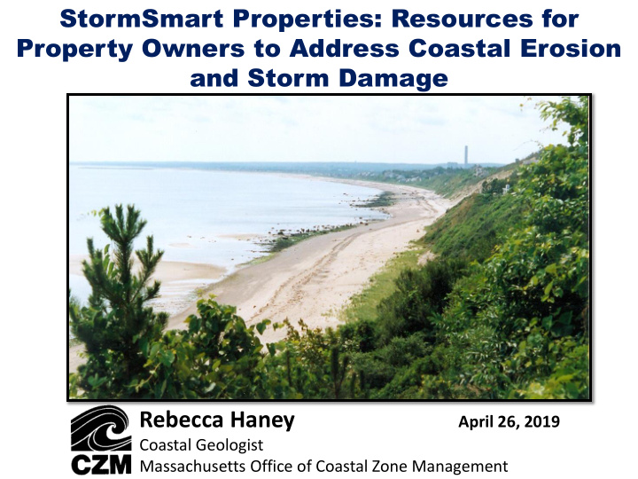 property owners to address coastal erosion