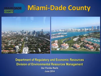 Miami-Dade County  Department of Regulatory and Economic Resources  Division of Environmental
