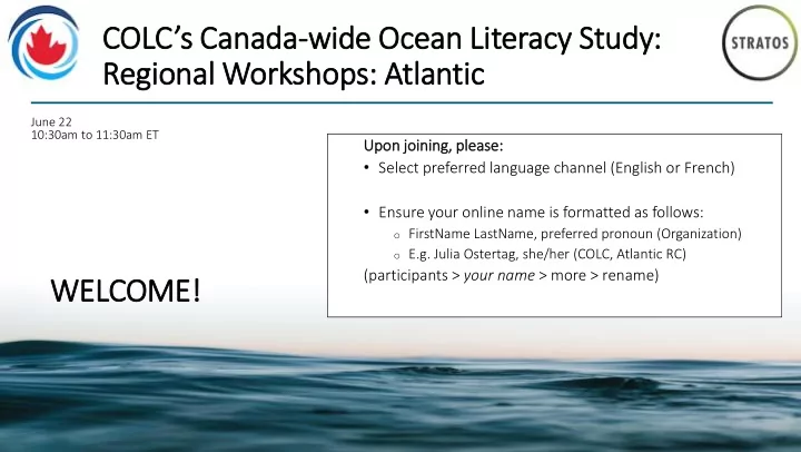 regional workshops atla lantic