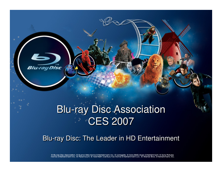 blu ray disc association blu ray disc association ces