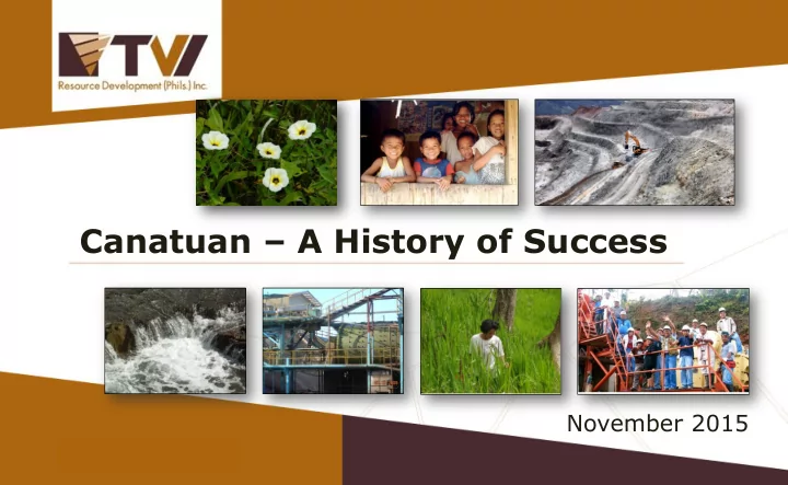 canatuan overview