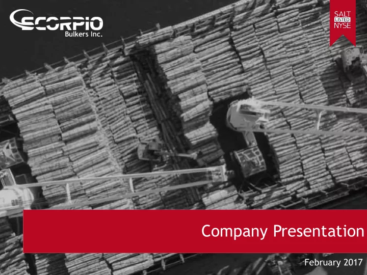 company presentation