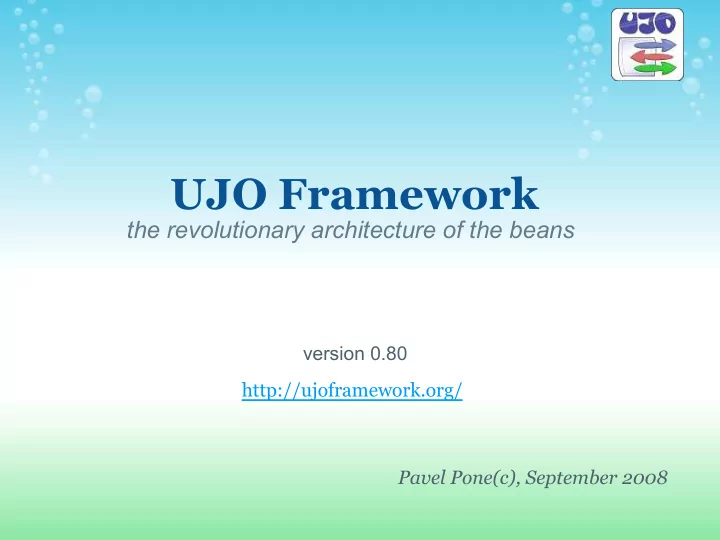 ujo framework