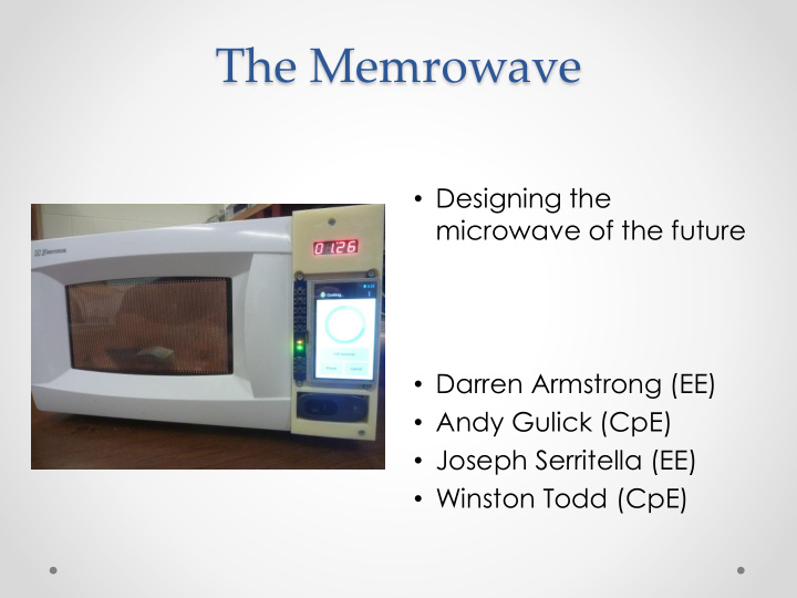 the memrowave