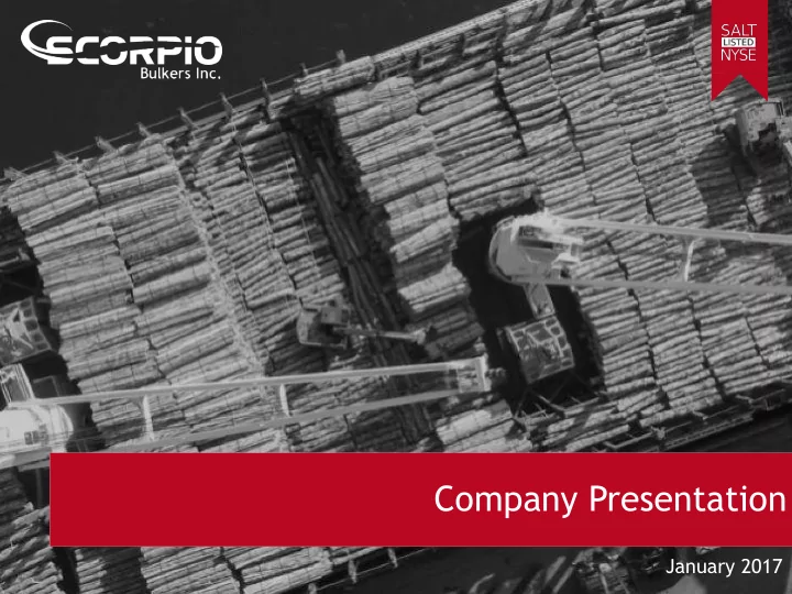 company presentation