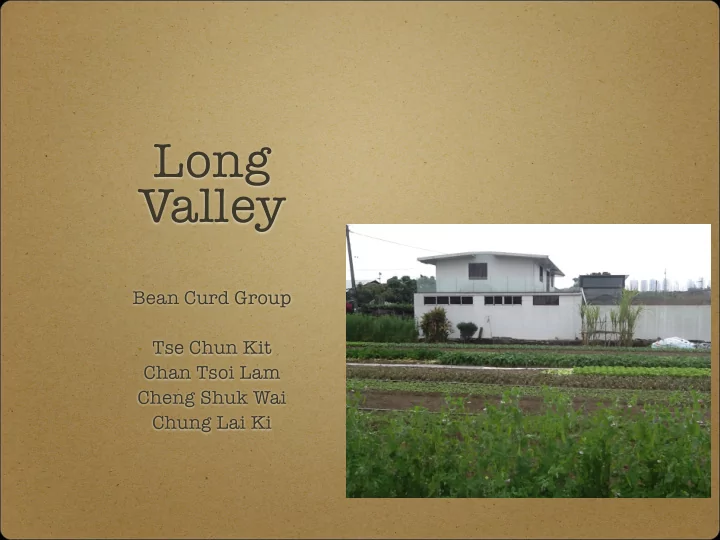 long valley