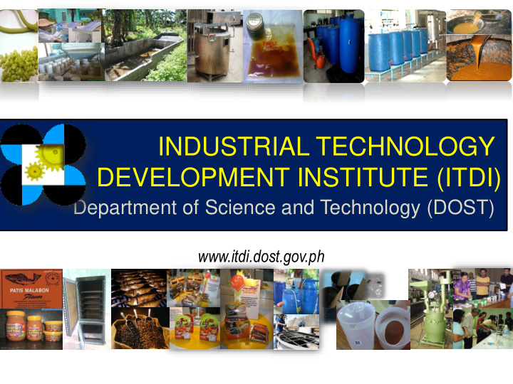 development institute itdi