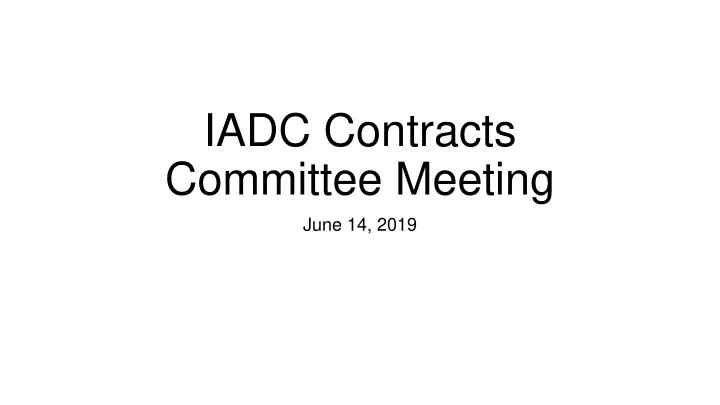 committee meeting