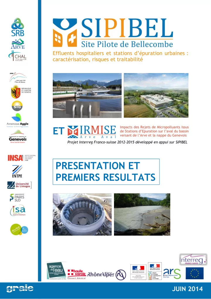 effluents hospitaliers et stations d puration urbaines