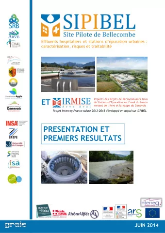 Effluents hospitaliers et stations dpuration urbaines :  caractrisation, risques et