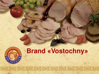 Brand  Vostochny   We  We us  use fre  fresh  h me  meat  at on  only  ly  Vostochny  is