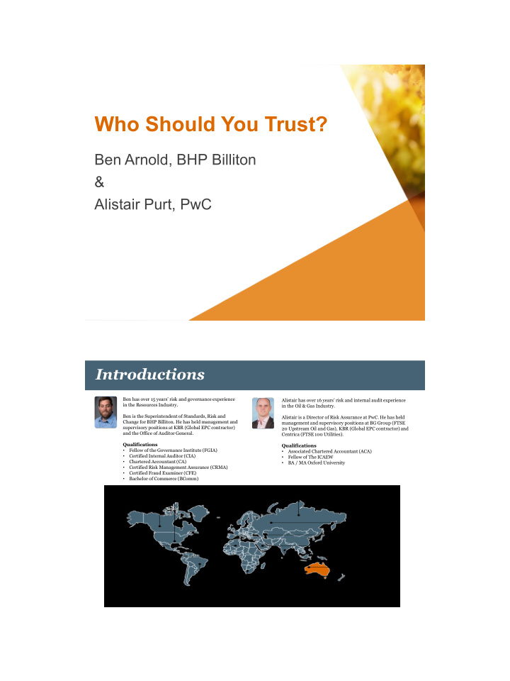 who should you trust