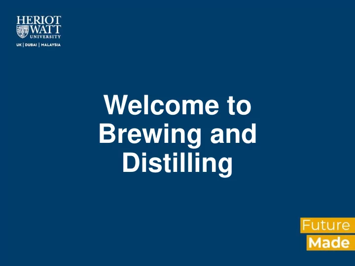 brewing and