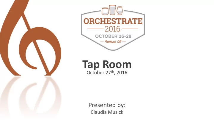 tap room