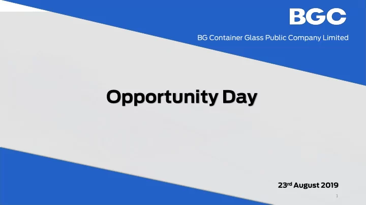 opportunity day